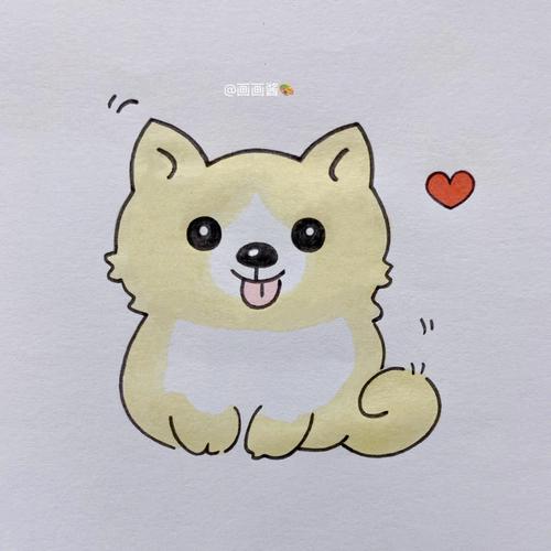 小狗简笔画,小狗简笔画 简单 可爱,小狗怎么画，小狗简笔画怎么画？