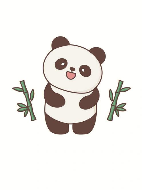 大熊猫简笔画,大熊猫简笔画简单又好看,熊猫简笔画画法？