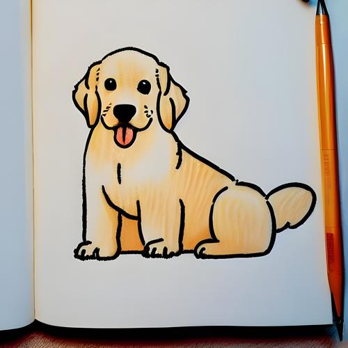 金毛可爱吗,金毛可爱吗?,怎么画简笔画可爱的小狗？