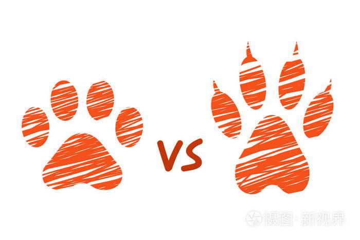 猫和狗有什么区别,字母圈猫和狗有什么区别,猫和狗脚印有什么区别？