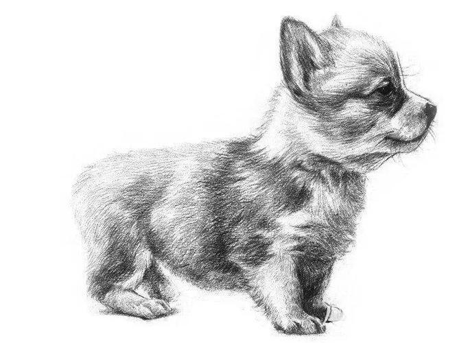 素描小狗图片,素描小狗图片简单画法,版画木蘑菇的使用方法？